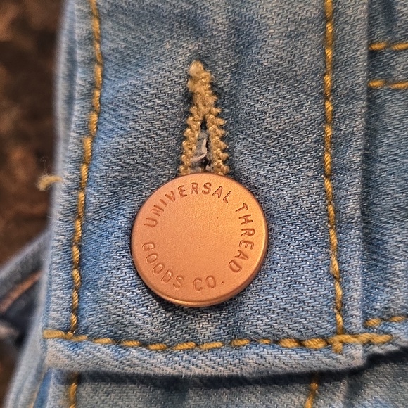 Upcycled GIRLS Denim Jeans By Molly Made It with Fun Birds, Pockets And Words - Picture 14 of 14